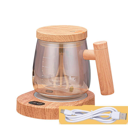 Mixeur à main en bois - Mixeur à smoothie 2 en 1