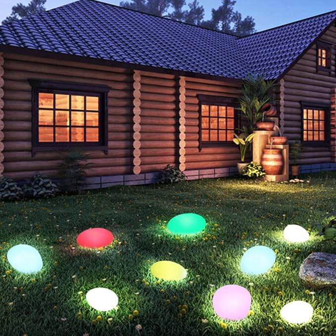 Lampe de jardin LED, solaire, extérieur