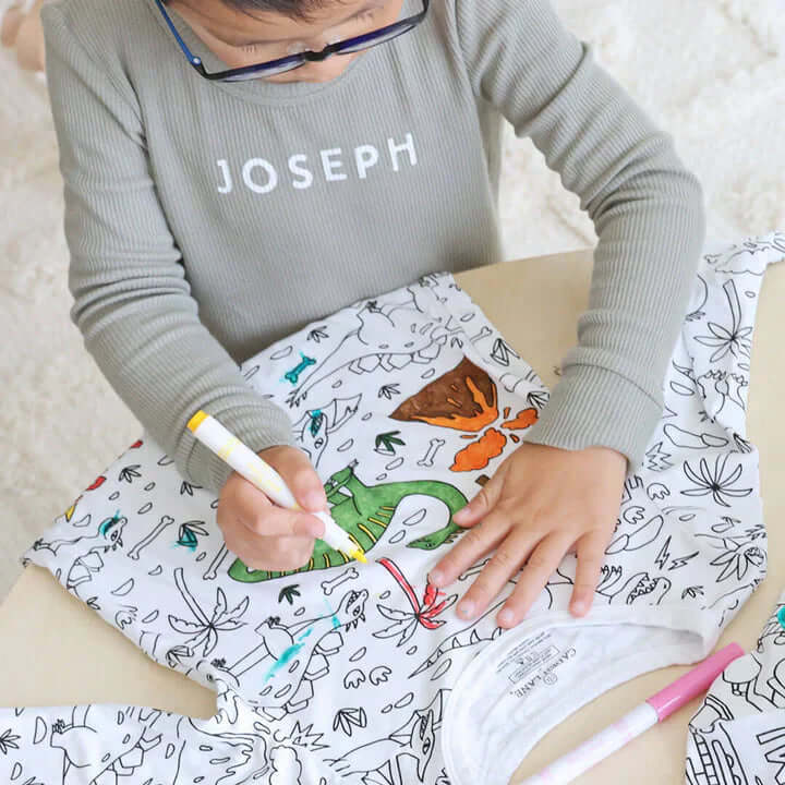 Pyjama créatif pour enfants - Peinture et rêve