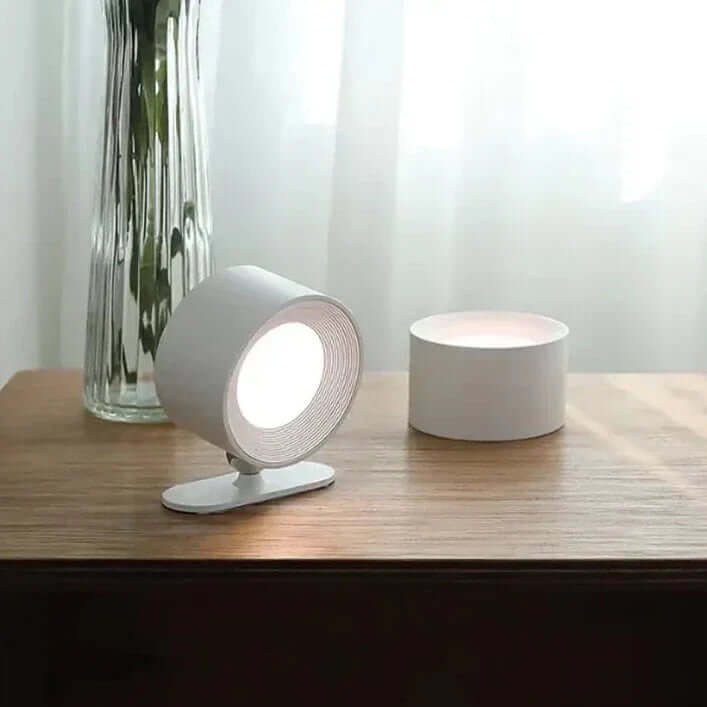 Kabellose LED Wandleuchte mit 360° Rotation