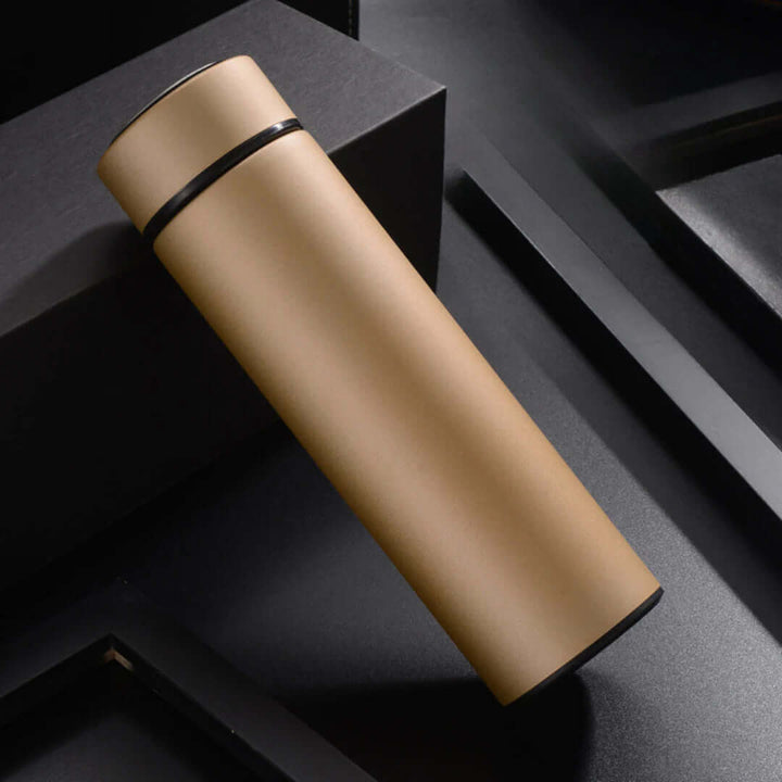 Bouteille thermos en acier inoxydable avec thermomètre numérique