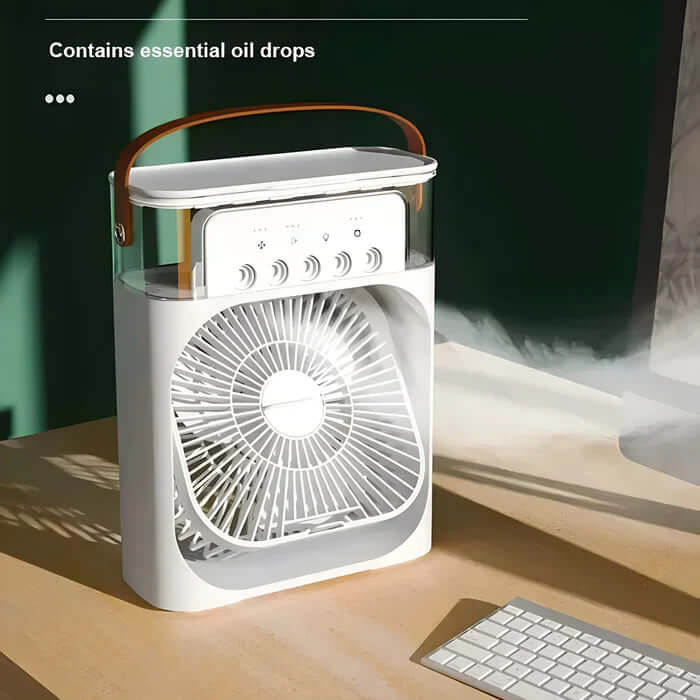 Tragbarer 3-in-1 Luftkühler mit LED