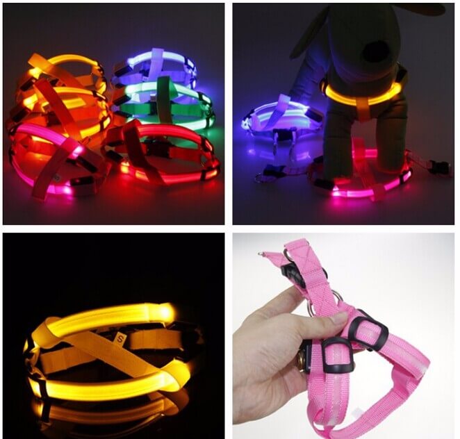 LED Hundegeschirr - Sicherheitsgeschirr für Hunde