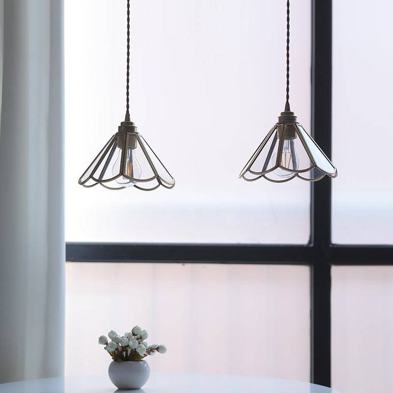 Elegante Glas-Pendelleuchte