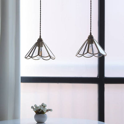 Elegante Glas-Pendelleuchte