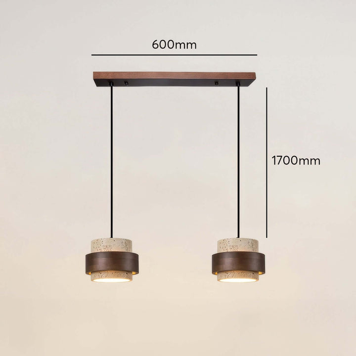 Wabi-Sabi Hängeleuchte Retro Design