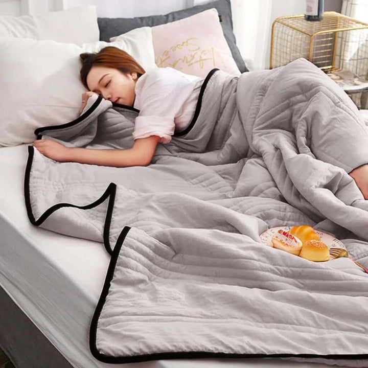 Couverture rafraîchissante d'été pour un sommeil respirant