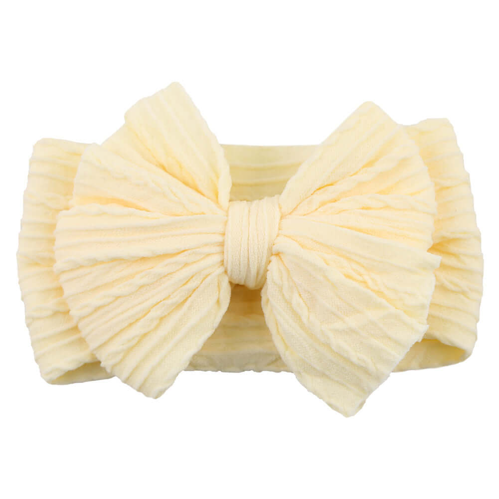 Bandeau en nylon pour enfants avec nœud - élastique et polyvalent