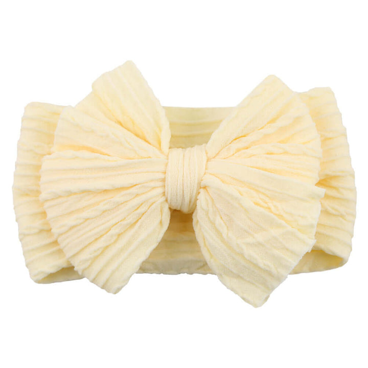 Bandeau en nylon pour enfants avec nœud - élastique et polyvalent