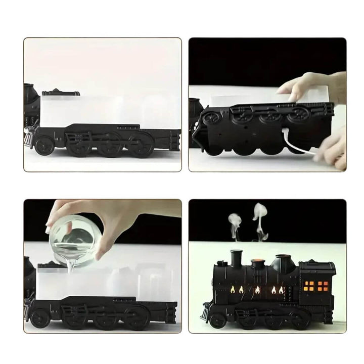 Humidificateur de locomotive à vapeur nostalgique