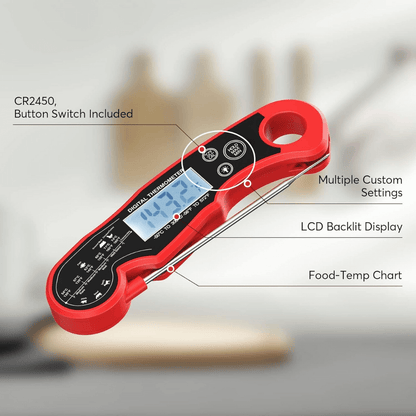 Digitales Fleischthermometer - Schnell & Wasserdicht