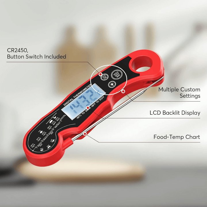 Digitales Fleischthermometer - Schnell & Wasserdicht
