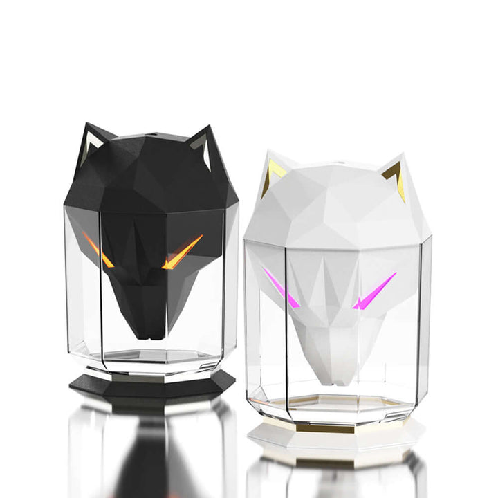 Humidificateur veilleuse tête de loup