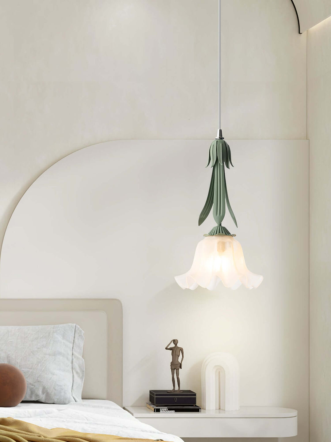 Blumen-Pendelleuchte - Elegant