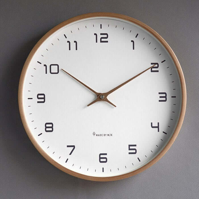 Holzwanduhr Skandinavisch - Minimalistisches Design