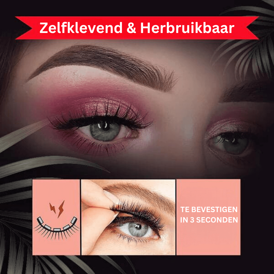 Selbstklebende Wimpern - Mühelos & Schnell