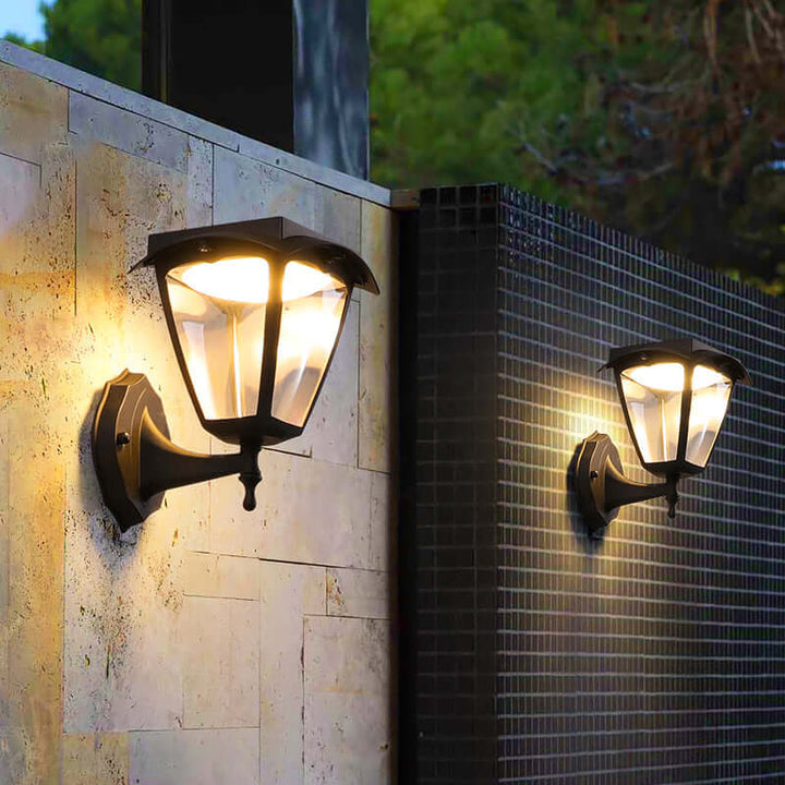 Applique murale LED solaire d'extérieur
