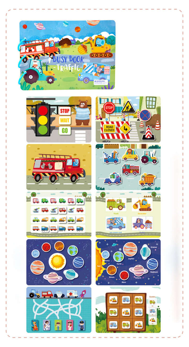 Montessori Aktivitätsbuch für Kinder - Lernspaß durch Spielen