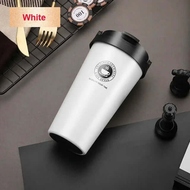Isolierter Edelstahl-Reisebecher 500ml - Thermobecher