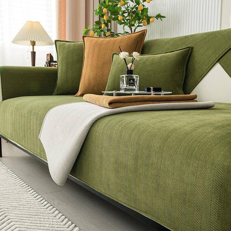 Sofabezug Antirutsch Fleece, Schutzhülle Couch