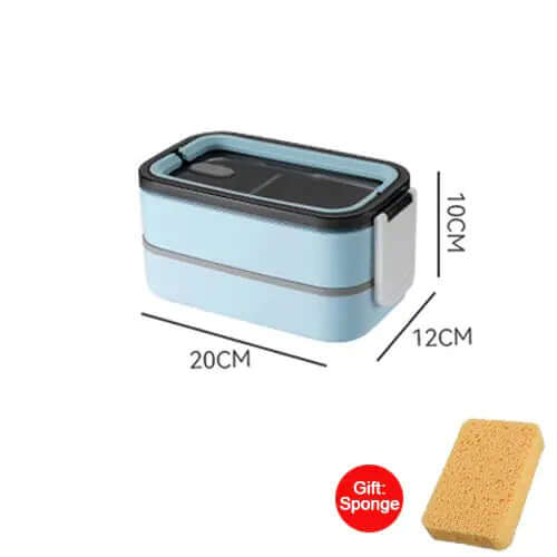 2-Schichtige Edelstahl Bento Lunchbox
