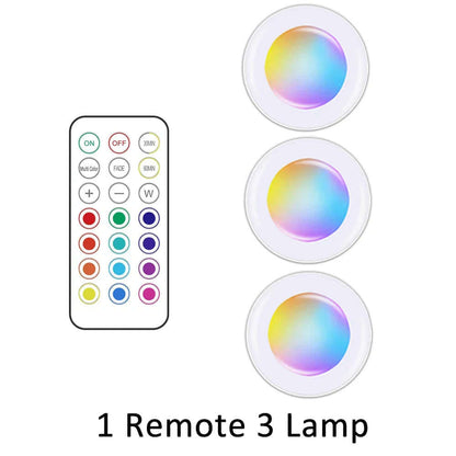 Veilleuse LED pour armoire avec télécommande