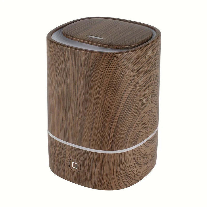 Humidificateur aspect bois - diffuseur d'arômes à ultrasons, LED