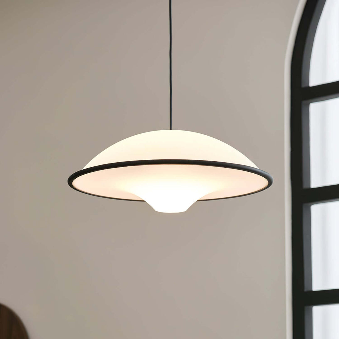 UFO Pendelleuchte - Acryl & Metall