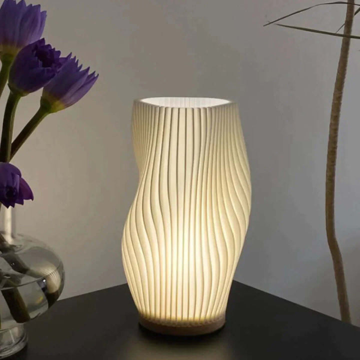 Lumière d'ambiance LED en forme de vague