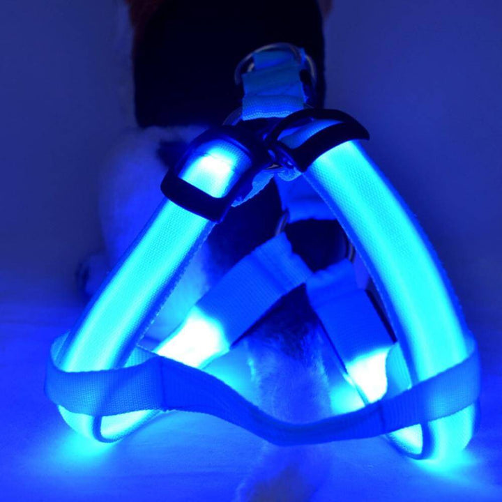 LED Hundegeschirr - Sicherheitsgeschirr für Hunde