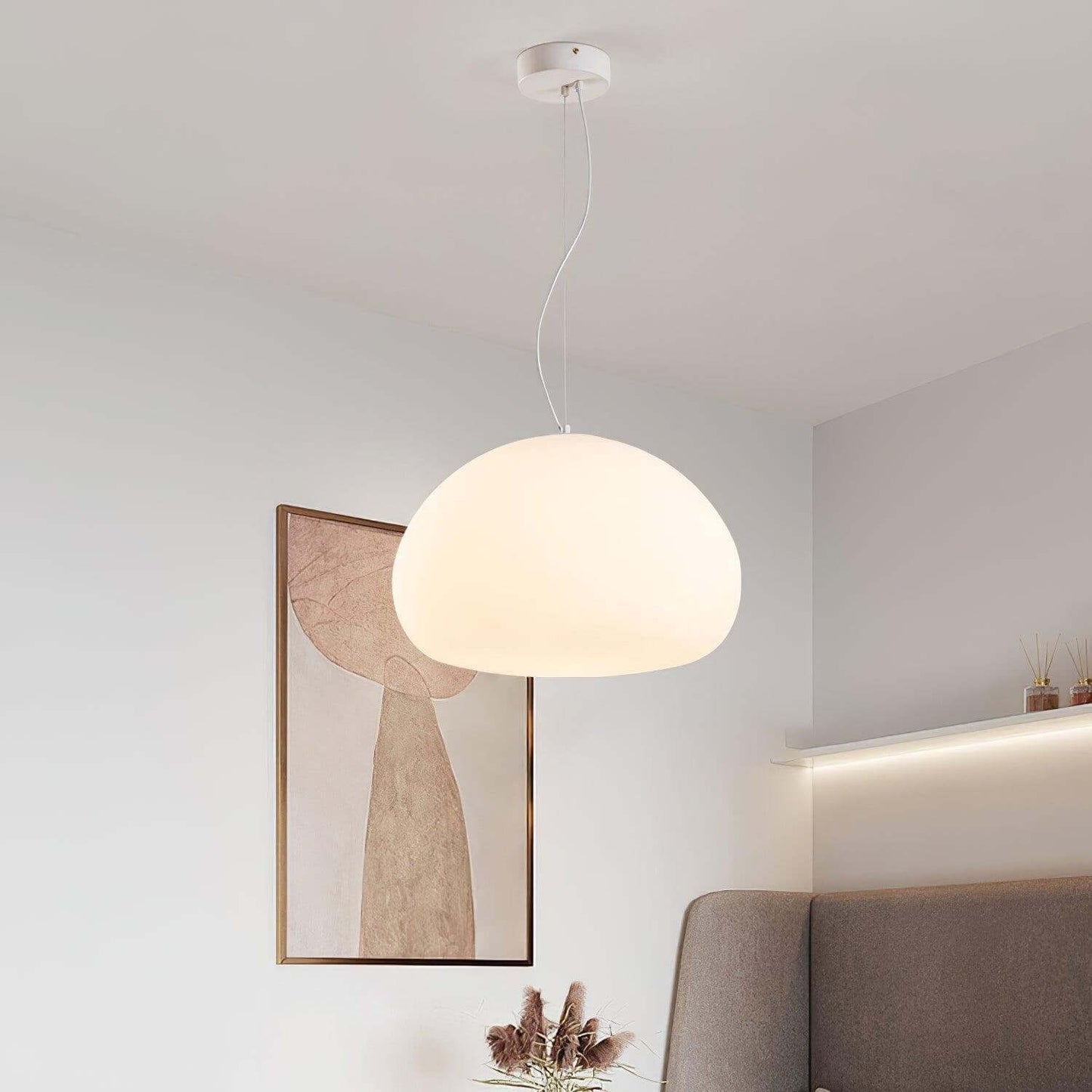 Moderne Glas-Pendelleuchte