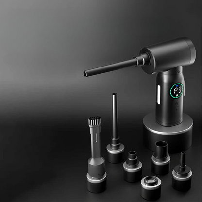 Aspirateur et nettoyeur à air comprimé sans fil 2 en 1 avec LED
