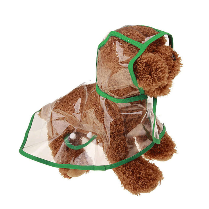Veste imperméable transparente pour chien