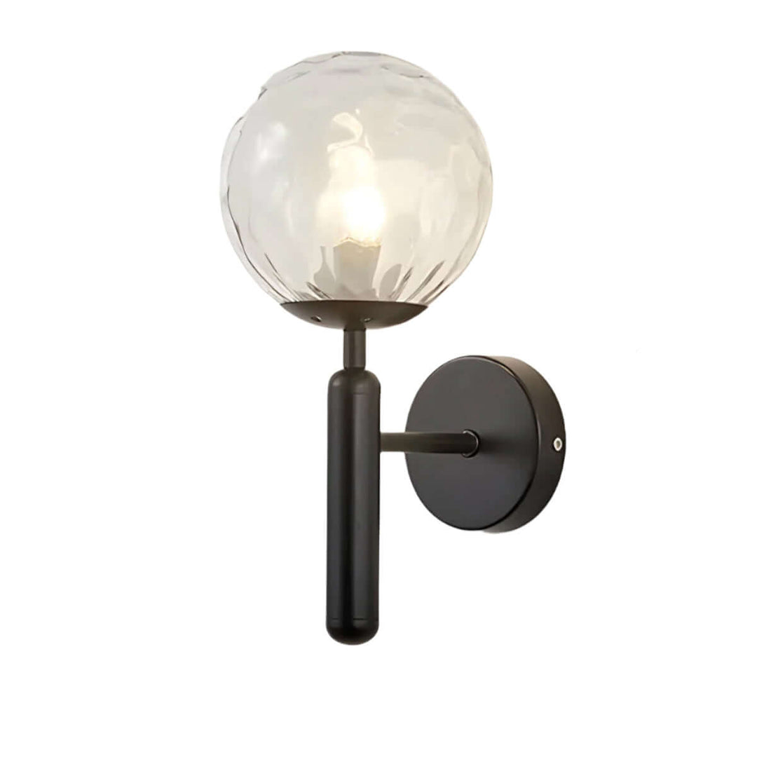 Elegante Glas-Wandleuchte im Vintage-Stil
