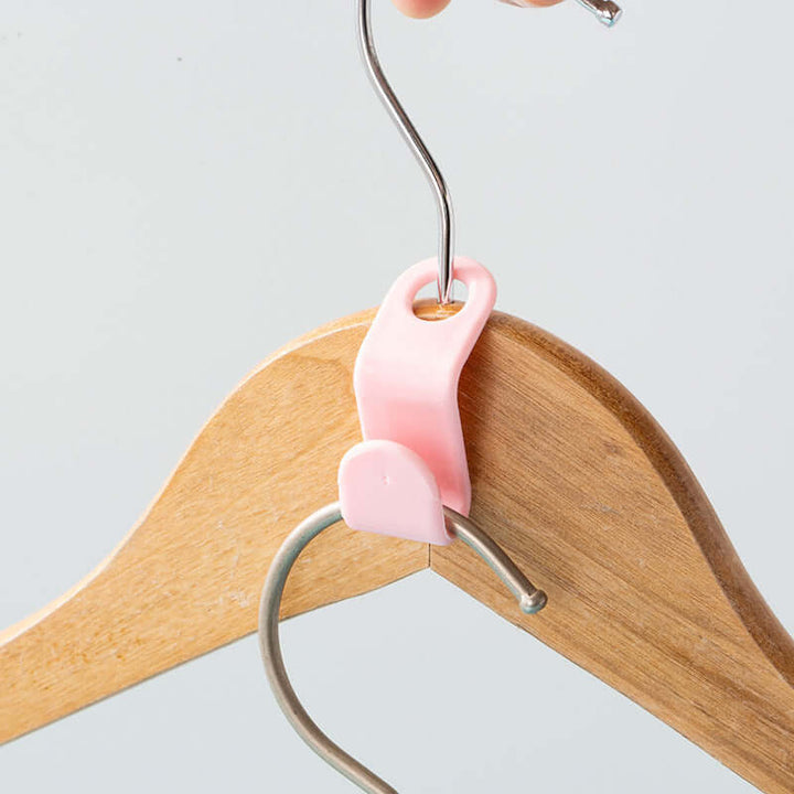 Organisateur de cintres - crochet gain de place pour plus d'ordre