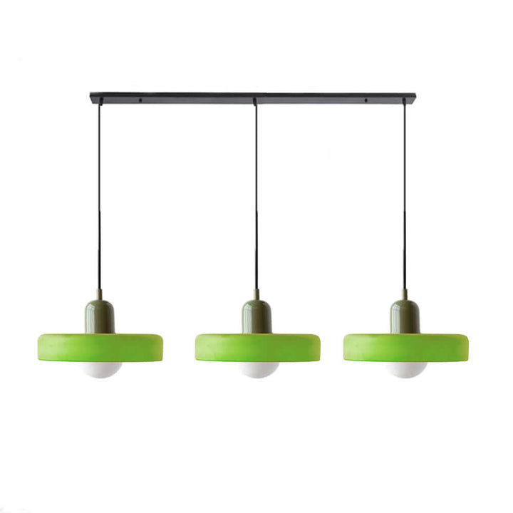 Lampe suspendue Bauhaus à 3 têtes