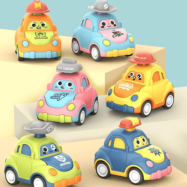 Kinder Spielzeugautos Set - Interaktive Fahrzeuge