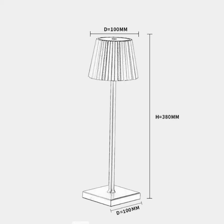 Dimmbare LED Tischlampe, Kabellos