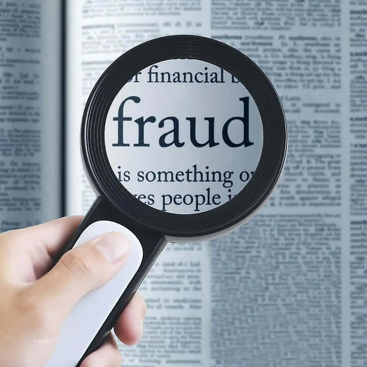 30x Handlupe mit 90mm Linse - Vergrößerungsglas