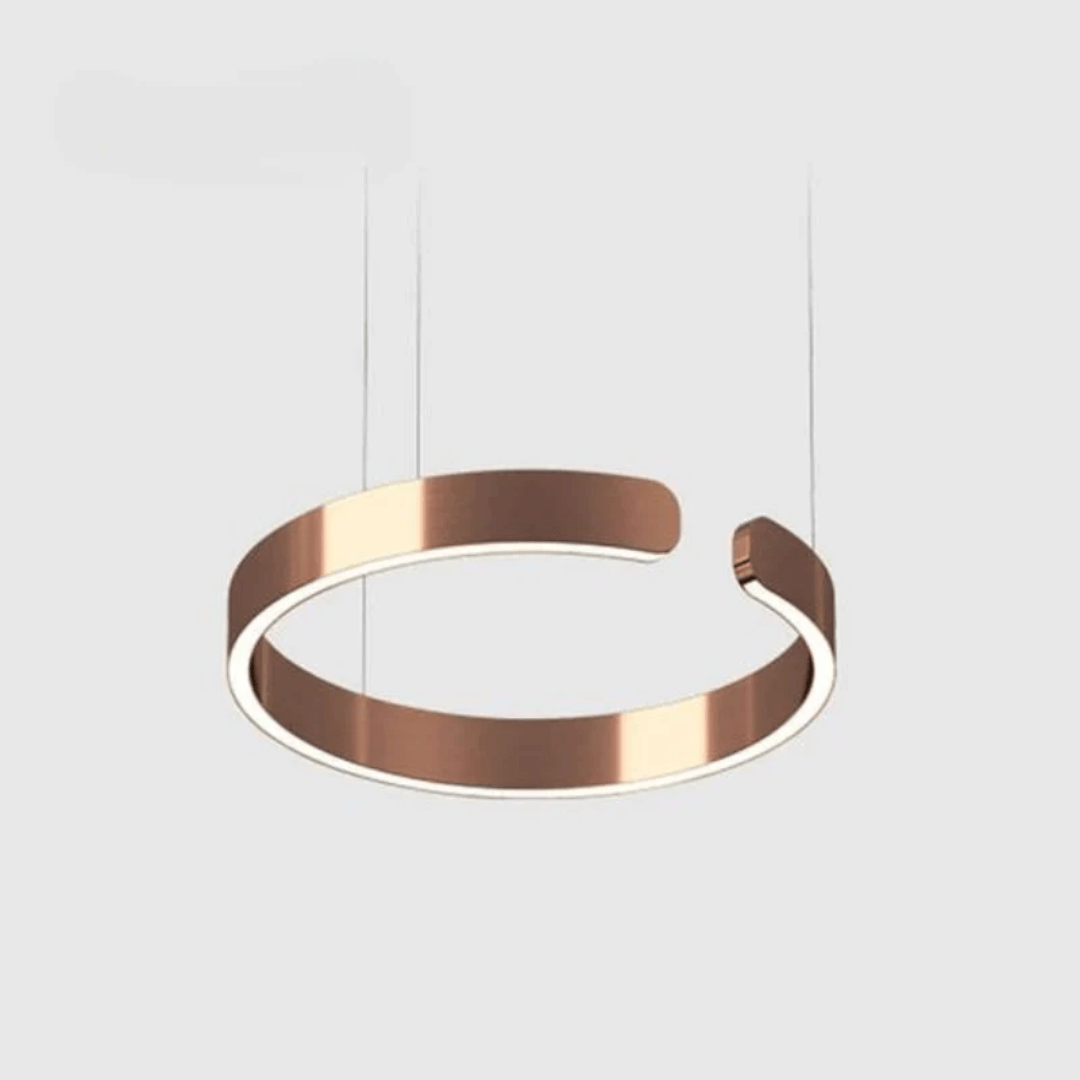 Suspension annulaire LED moderne
