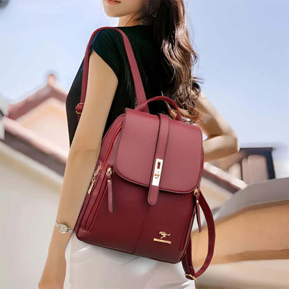 Sac à dos en cuir élégant pour femme