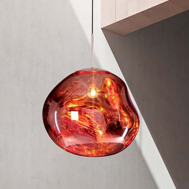 Suspension moderne en verre - éclairage de plafond