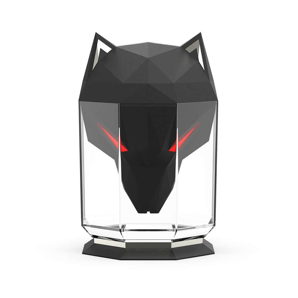 Humidificateur veilleuse tête de loup