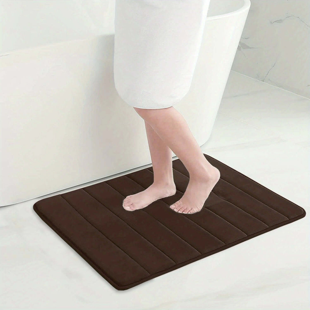 Luxus Antirutsch-Badematte - Weich & Saugstark