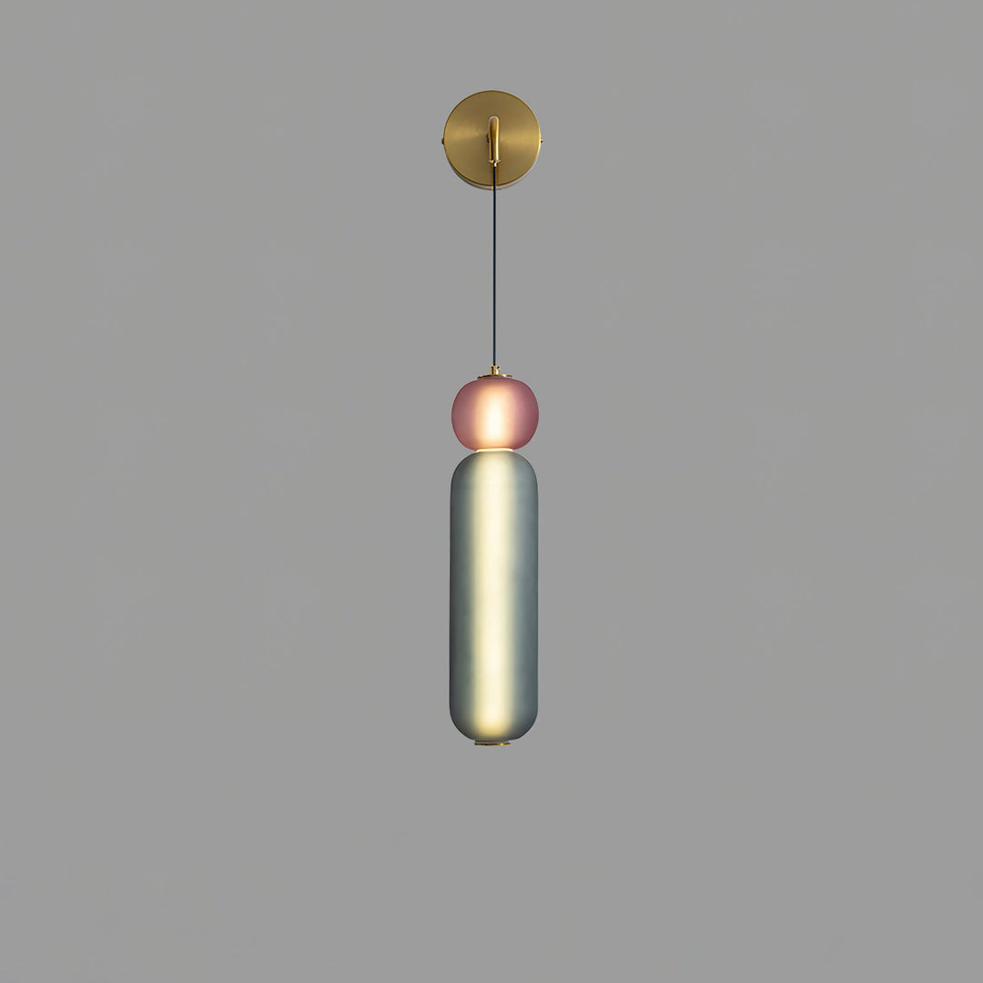 Elegante Wandleuchte mit Glockenorchideen