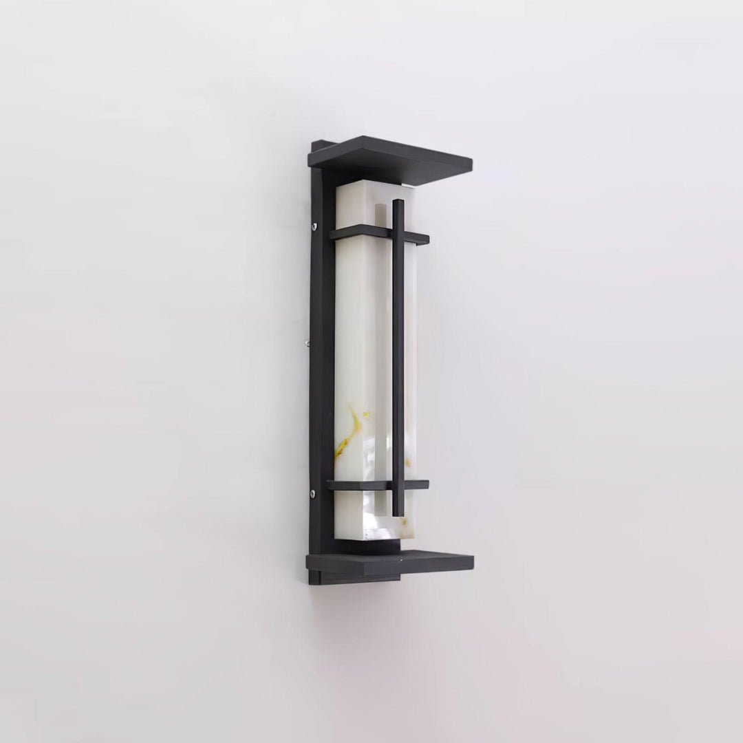 Quadratische LED-Außenwandleuchte