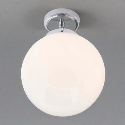 Plafonnier sphérique moderne pour salle de bain