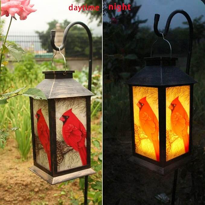 Solar-Kardinal-Laterne für Garten & Terrasse