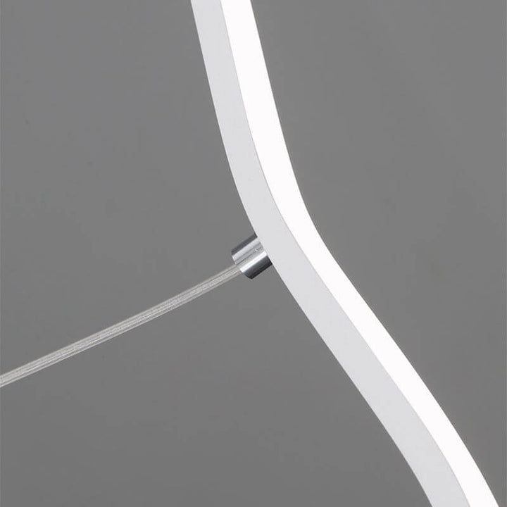 Moderne LED-Pendelleuchte Wellen-Design