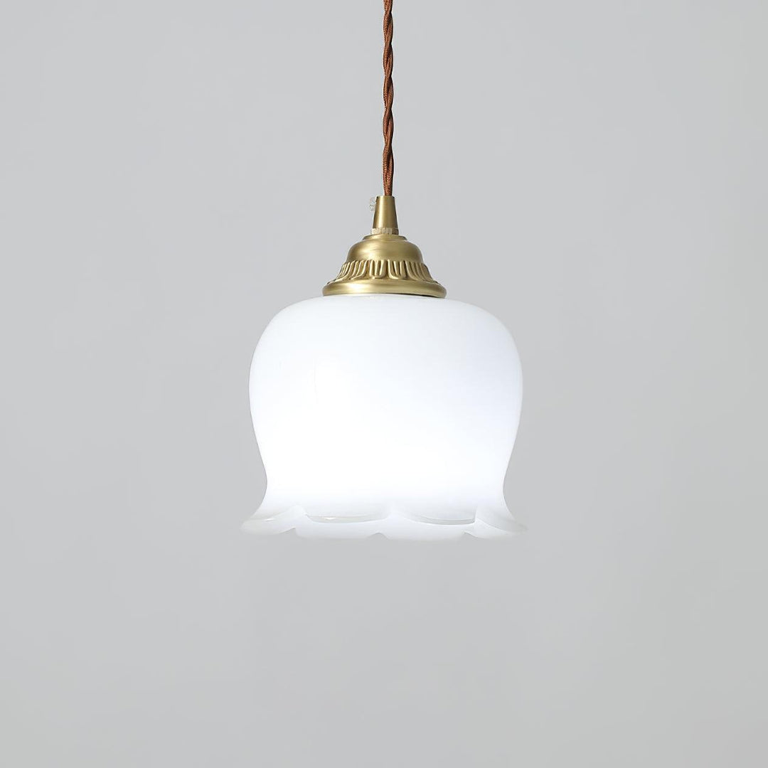 Blüten-Pendelleuchte - 14cm Durchmesser